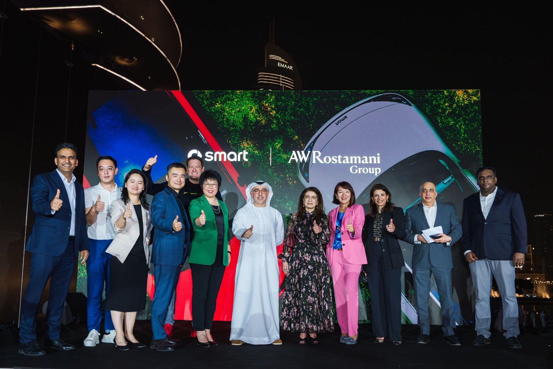 smart and AW Rostamani Group Partner to Launch Premium Electric ...