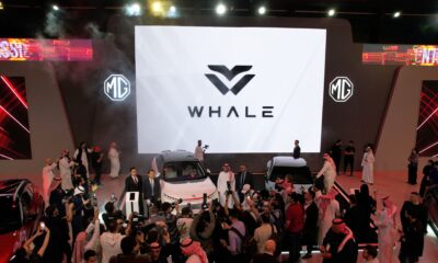 Top angle shot of MG Whale showcased at the Jeddah International Auto Show