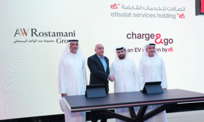 AW Rostamani Group and e& sign partnership to drive EV adoption across the UAE