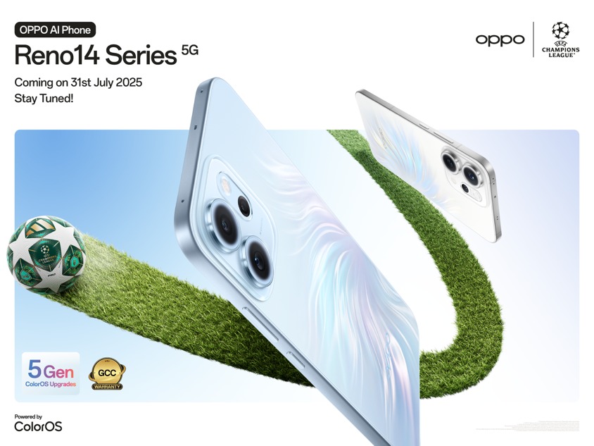 a product shot of Oppo Reno 14 Series