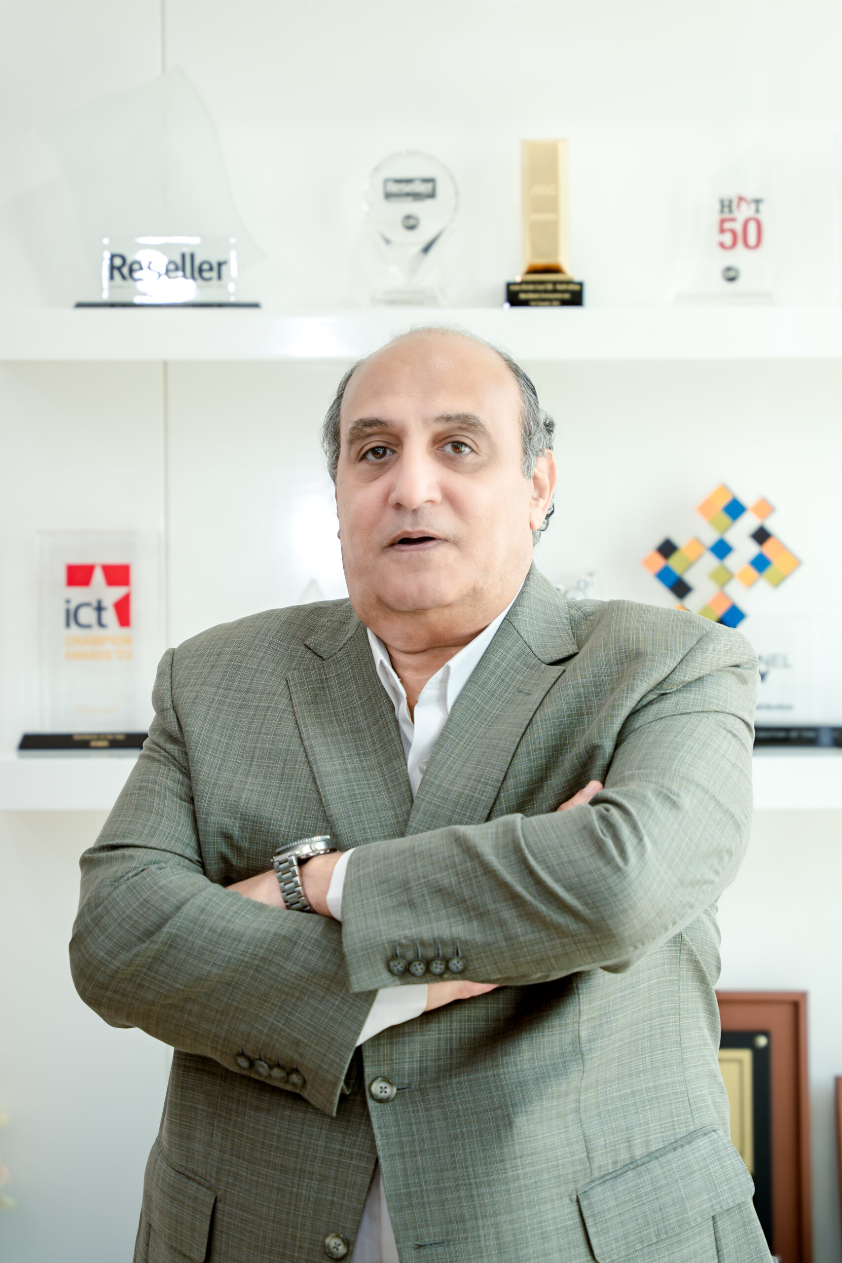a portrait of CHesham Tantawi, ASBIS