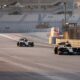 action shot of cars racing on the track at the Abu Dhabi Autonomous Racing League