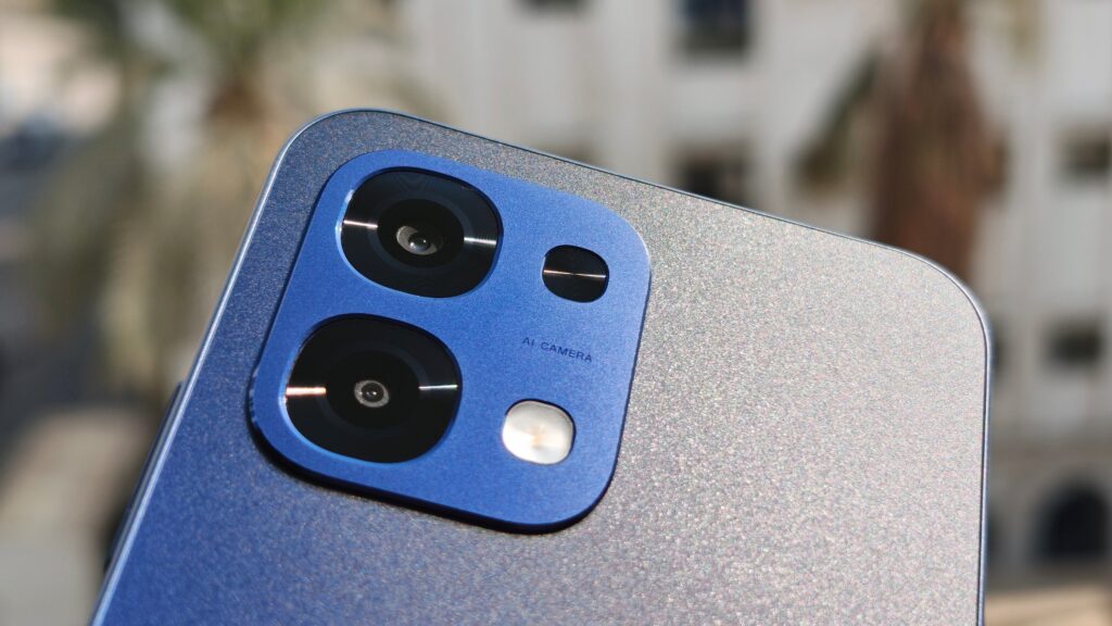 A shot of the camera module of the Oppo A6 Pro 5G