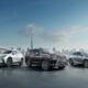 A wide-angle shot of the whole 2025 lineup of Al-Futtaim Lexus
