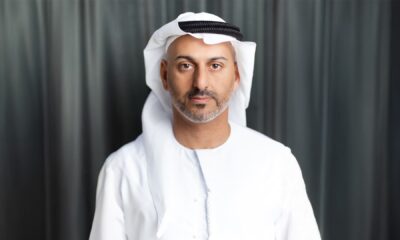 Professional portrait of Francis Alfred, Managing Director of Sobha Realty, wearing traditional white kandura and ghutra in formal business setting