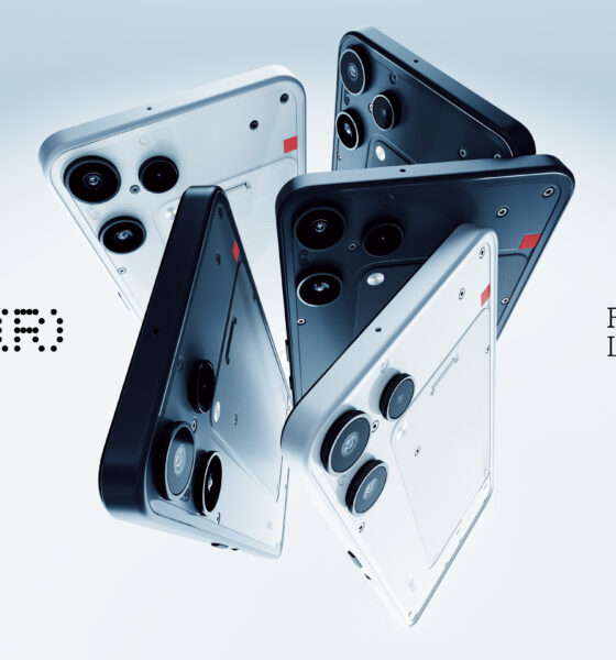 A hero shot of a couple of Nothing Phone (3a) Lite