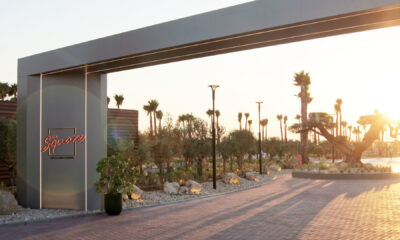 A wide angle shot of The Square by Nad Al Sheba