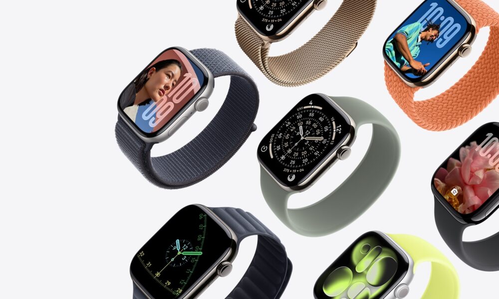 a product shot of the new Apple Watch Series 11