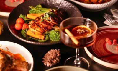 A festive table setting at Silk Lantern in Jebel Ali Recreation Club, featuring a pan-Asian 3-course sharing feast with bold, expressive dishes inspired by Asian culinary heritage.