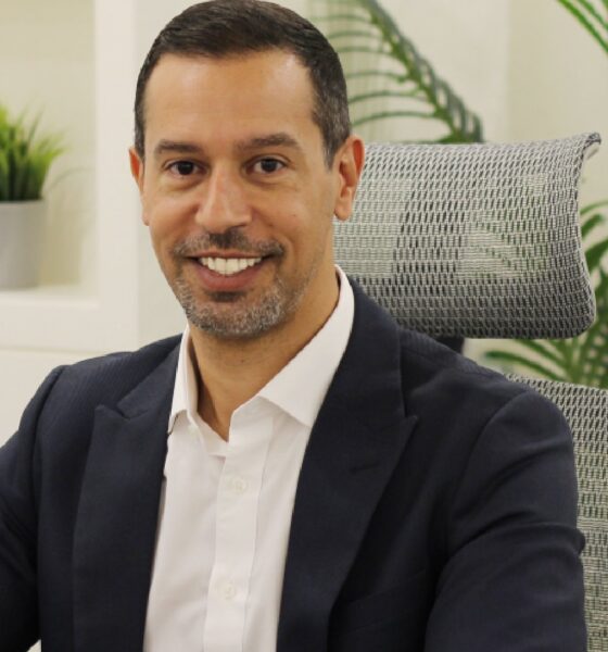 Professional portrait of Sherif Nagy, Chief Executive Officer of ME FITOUT, smiling in a business suit