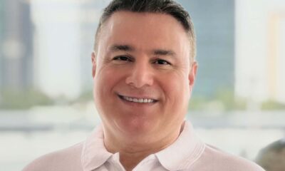 A professional portrait of Farid Yousefi, Founder and CEO of Finder Group Ai, an AI-powered venture builder in Dubai. He is an innovative leader with a distinguished beard and dark hair, dressed in a sharp navy blue suit and a white dress shirt, looking directly at the camera with an authoritative and visionary expression. The background is a clean, modern corporate setting that reflects the sophisticated GCC AI infrastructure and venture capital landscape discussed in the article