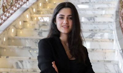 Professional headshot of Maria Turkmani, newly appointed Multi-Property Marketing & PR Manager for the MARRIOTT INTERNATIONAL Dubai Al Jaddaf cluster, smiling in a business suit.