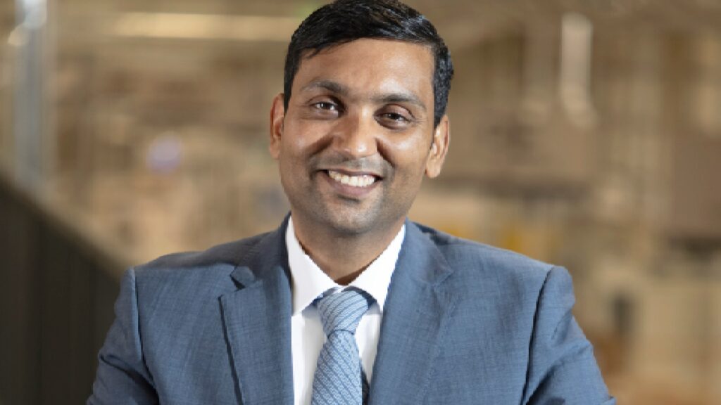 A professional portrait of Mr. Anuj Jain of Sobha Furniture, respectively,