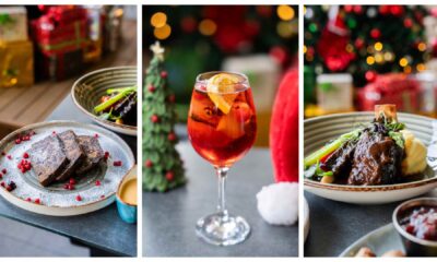 New Project (8).jpg You said: based on the image below i want an ALT text description content, describing the image precisely what is happening and what it is when posting on the website using wordpress. be precise on this ALT description. this image is from McGettigan’s Copilot said: Copilot Here’s a precise ALT text description for the image: ALT Text: “Festive dining setup at McGettigan’s featuring three dishes: a plate of sliced Christmas pudding garnished with red berries, a tall glass of red holiday cocktail with orange slices beside a small decorative Christmas tree, and a bowl of braised beef short ribs served with mashed potatoes and vegetables, all placed against a background of Christmas decorations and gift boxes.