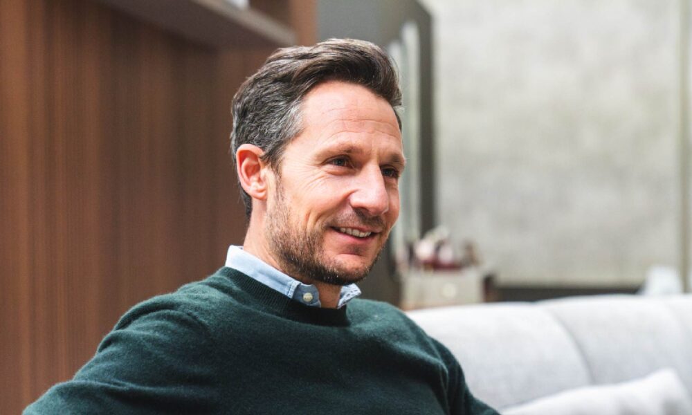 person sitting comfortable and sitting